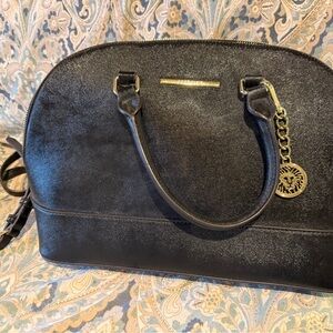 Anne Klein Black Satchel Bag